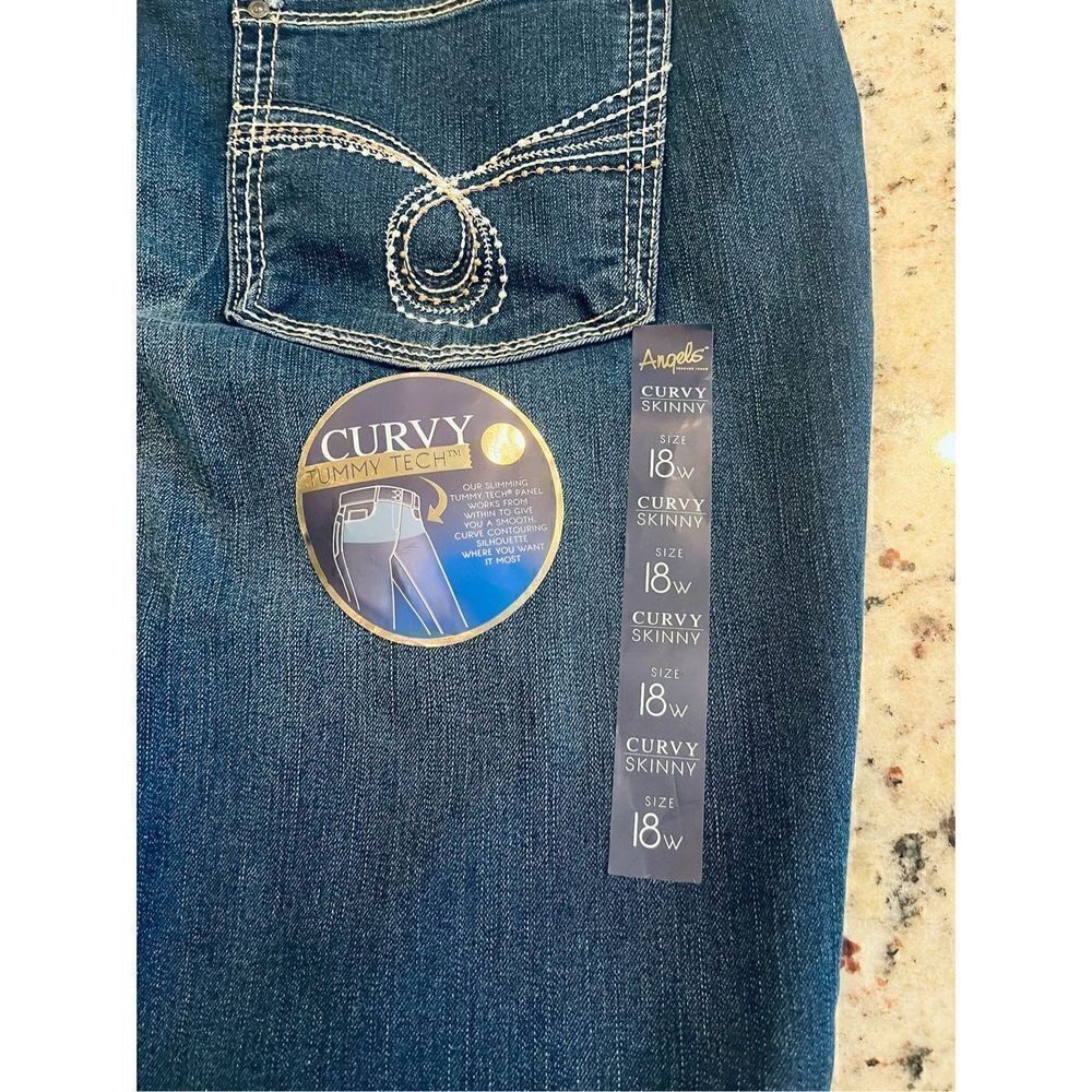 Angels Forever Young Women's Size Curvy Skinny Jeans - Picture 6 of 7